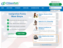 Tablet Screenshot of citizenpath.com